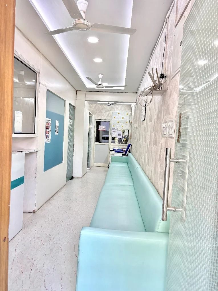 Patient waiting area with seating